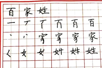 百家姓一共有多少个姓氏